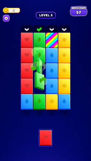 Tile Stack Sort Screenshot 1