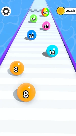Rolling Ball Games: 2048 Balls Screenshot 0