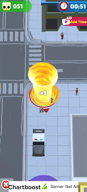 Fire Tornado Hole Screenshot 2