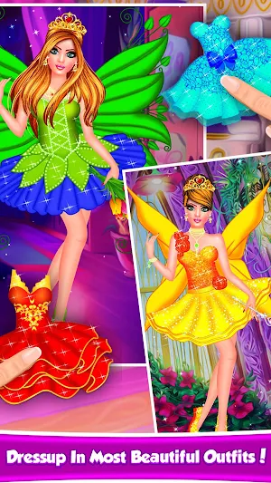 Fairy Doll - Fashion Salon Makeup Dress up Game Screenshot 3