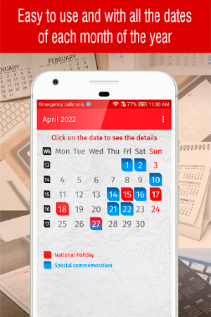 calendar nederland 2022 Screenshot 1