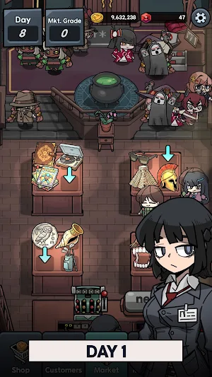 Midnight Market : Tycoon Screenshot 2