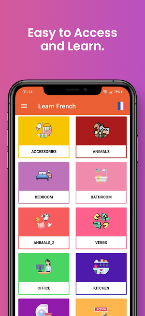 Learn French - Beginners Screenshot 1