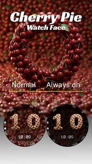 Cherry Pie - Watch Face Screenshot 3