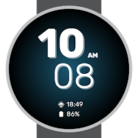 WES8 - Big Numbers Watch Face