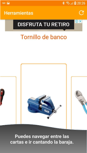Baraja y Carta - Lotería de Herramientas Screenshot 1