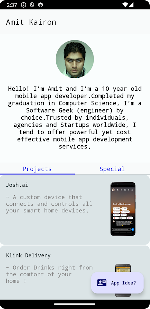 Dev Portfolio Screenshot 0