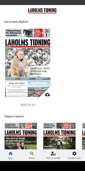 Laholms Tidning Screenshot 0