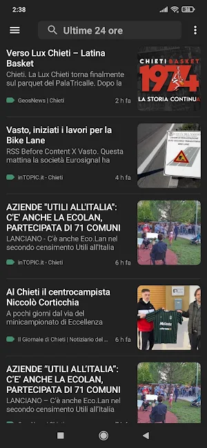 Chieti notizie Screenshot 2