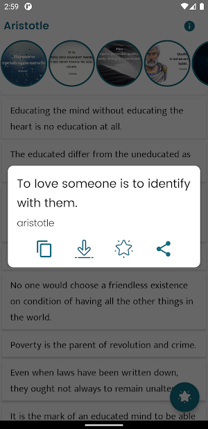 Aristotle Quotes and Sayings Screenshot 2