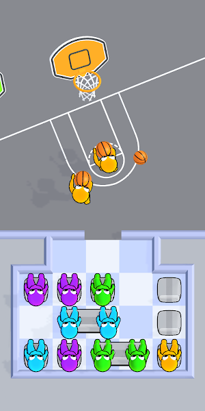 Dunk Sort Puzzle Screenshot 1