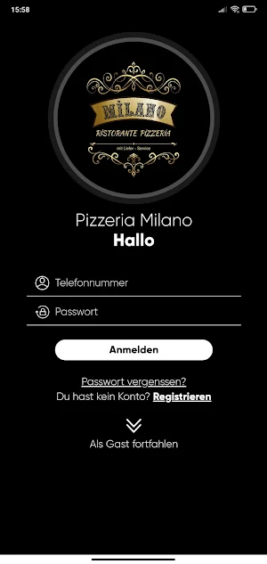 Pizzeria Milano Screenshot 0
