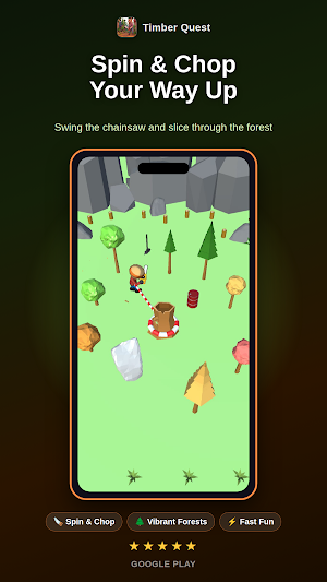 Timber Quest: Chainsaw Chop Screenshot 0