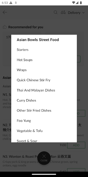 Asian Bowls Saltash Screenshot 3