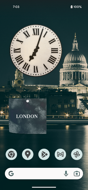 Antique Clock Widget Screenshot 2