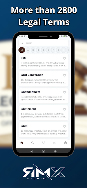 Law & Legal Dictionary Offline Screenshot 0