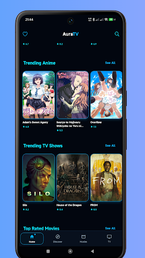 AuraTV: Watch Movies & TV Screenshot 1