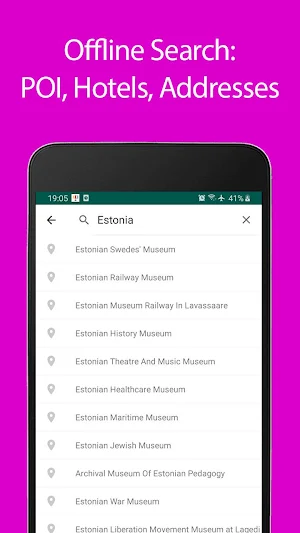 Estonia Offline Map and Travel Guide Screenshot 2