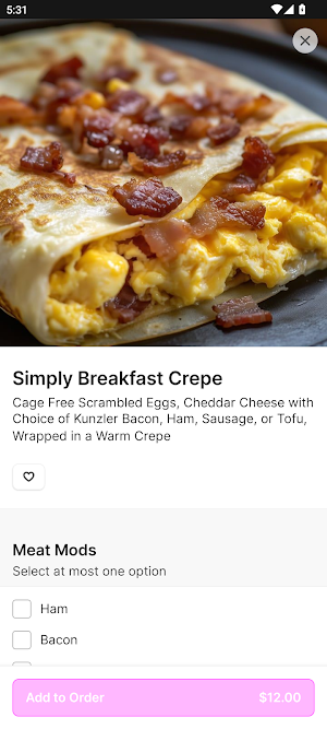 Allegheny Creamery & Crepes Screenshot 2