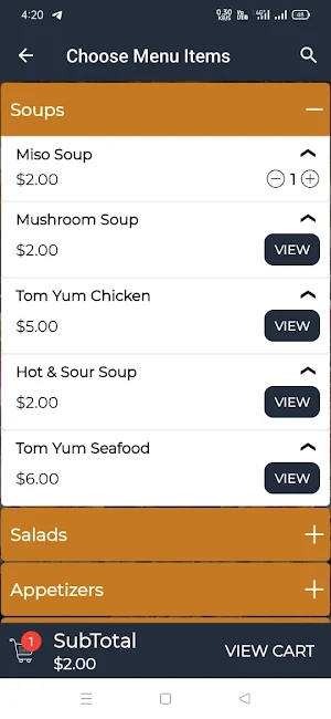 Zen Asian Fusion Lounge Screenshot 3