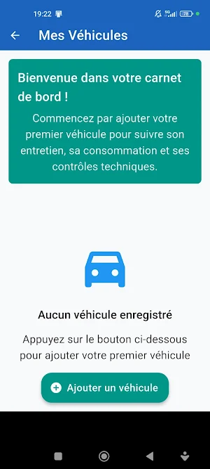Vehicle Logbook Screenshot 1