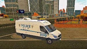US 911 Police Van Car Driving : Police Games 2022 Screenshot 3