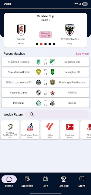 FootyScoreLive - HD Streaming Screenshot 2