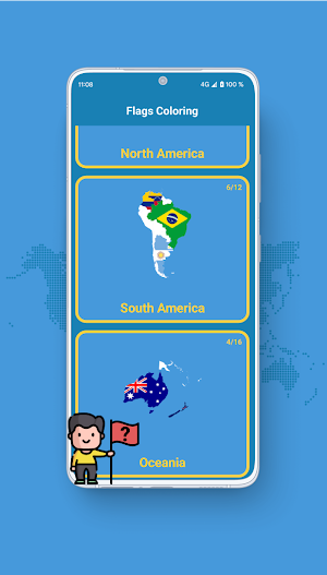 Flags Coloring Screenshot 1