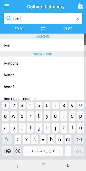 Vietnamese-French Dictionary Screenshot 3