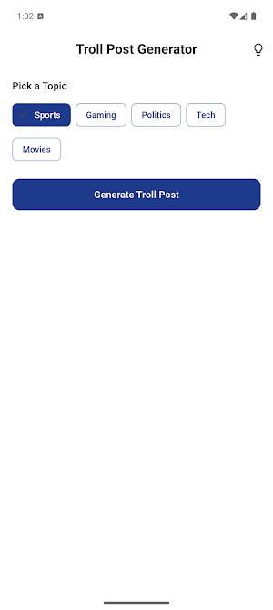 Random Twitter Troll Post Idea screenshot 1