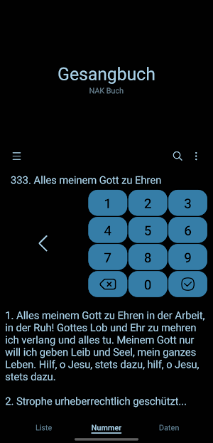 NAK Buch (Gesang,Chorbuch,...) Screenshot 0
