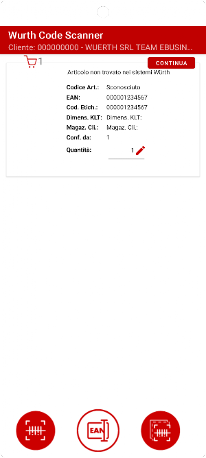 Wurth Code Scanner Screenshot 1