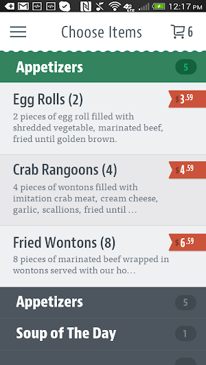 Lucky Bamboo Asian Cuisine Screenshot 2