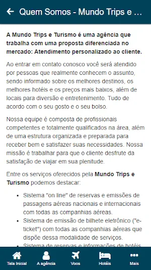 Mundo Trips e Turismo Screenshot 1
