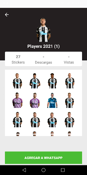 Newcastle United Stickers Screenshot 3