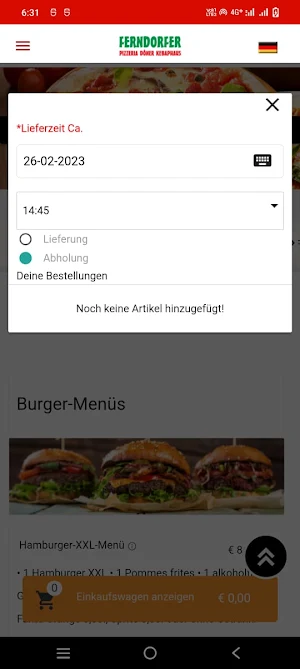 Ferndorfer Pizzeria Screenshot 3