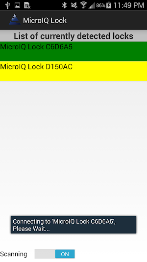 MicroTraq app. MicroIQ Prox lo Screenshot 1
