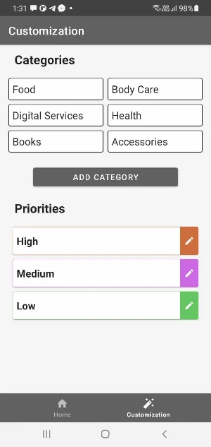 ToBuy Screenshot 1