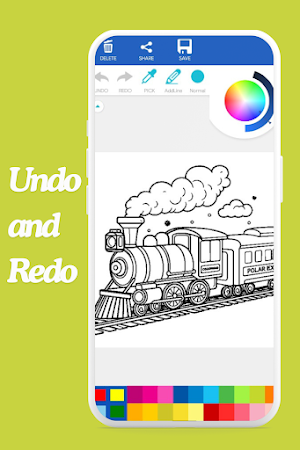 Train Coloring Book Screenshot 2