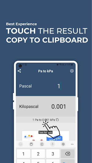Pascal to KiloPascal Converter Screenshot 2