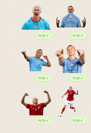 Haaland Stickers Screenshot 3