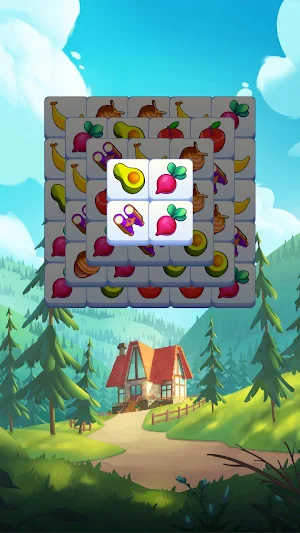 Tile Match-Fruit Screenshot 1
