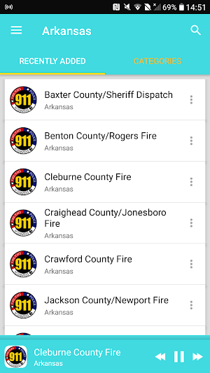 Arkansas Police, Fire and EMS radios Screenshot 1