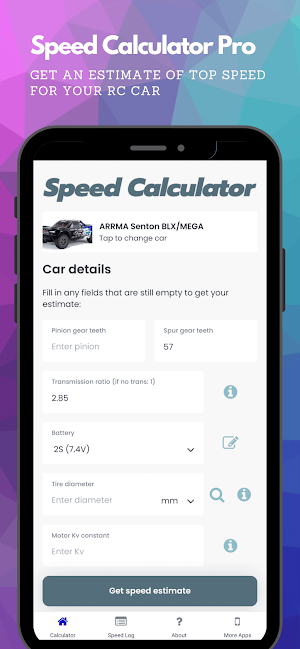 RC Speed Calculator Pro Screenshot 0