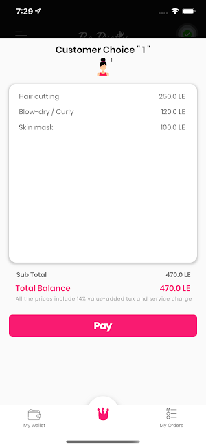 Be.P Service Screenshot 2