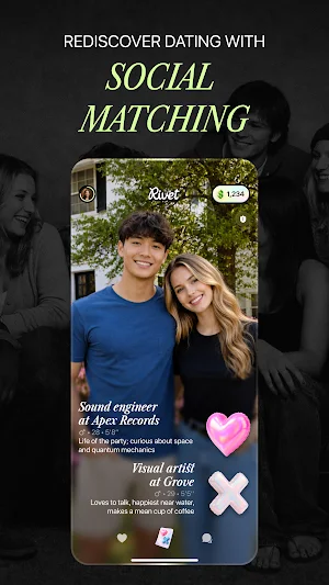 Rivet Dating & Social Matching Screenshot 0