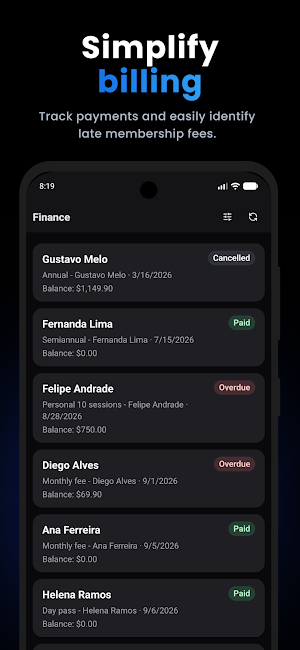Gym Manager Screenshot 3