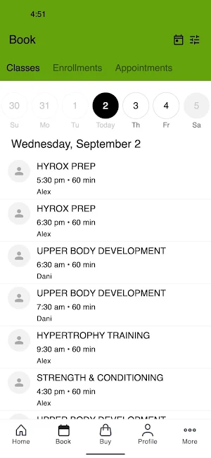 Apex Training & Performance Screenshot 1