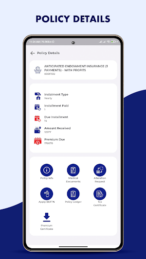 MLI-Policy Holder Screenshot 2