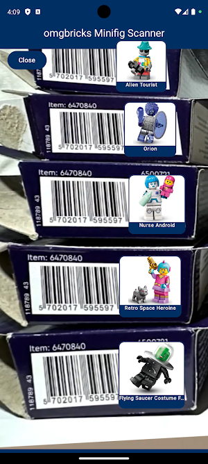omgbricks Minifigure Scanner Screenshot 0